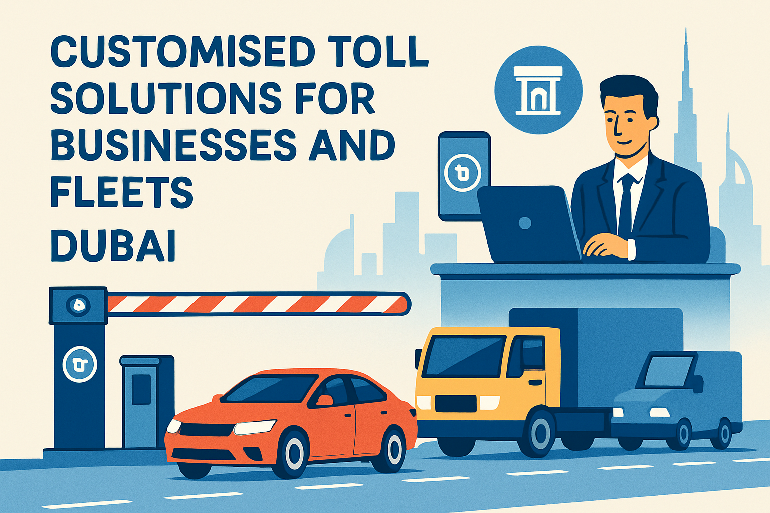 Customised toll solutions for businesses and fleets in Dubai