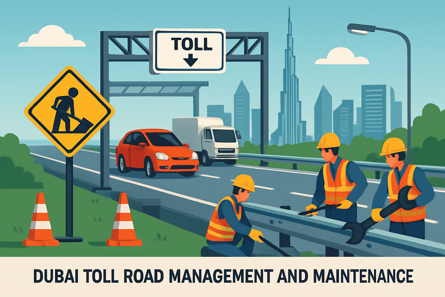 Dubai toll road management and maintenance